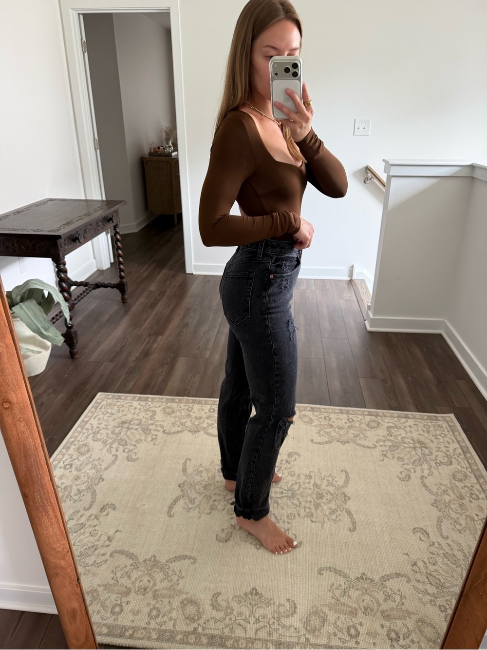 Abercrombie & Fitch Black Straight Jeans - Picture 2 of 3